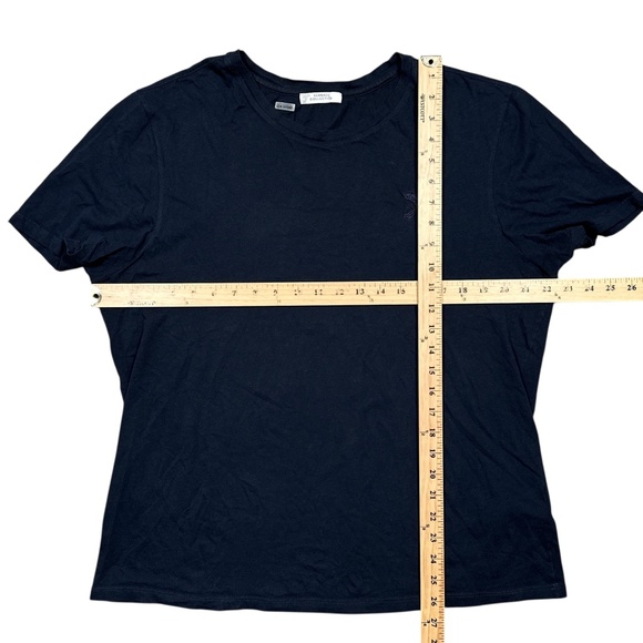 Versace Collection Cotton Dark Navy Embroidered Medusa Logo T Shirt Mens 2XL - Picture 7 of 7